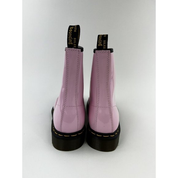 Dr Martens 1460 Pink Patent Leather Women's Size 10 Combat Boots 26425 42EU/8UK - Picture 7 of 12